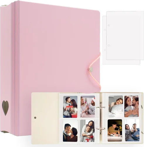 Vista 9 de Álbum de fotos de 200 bolsillos para película Fujifilm Instax Mini 11 12 9 8+ 8 7+ LiPlay, carpeta de tarjetas fotográficas para impresora de fotos