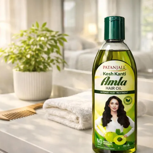 Vista 5 de patanjali Aceite para el cabello Kesh Kanti Amla, 6.8 fl oz / 6.76 fl oz