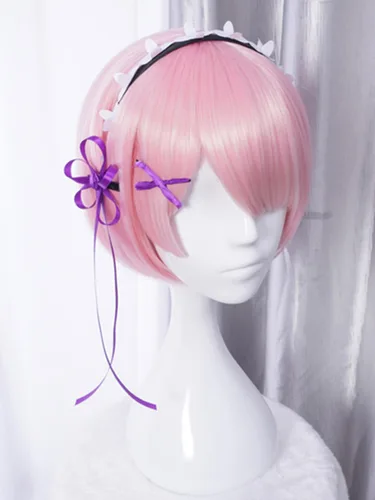 Vista 15 de COSPLAZA Cosplay Pelucas Moda Corto Azul Anime Cabello Elegante Mujer Fiesta Peluca