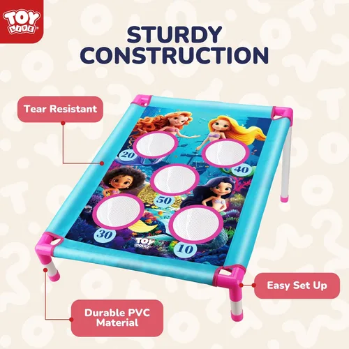 Vista 4 de TOY Life Bean Bag Toss Game, Carnival Party Games, Cornhole Set for Kids Outdoor Games, Outside Toys for Kids Ages 4-8, Yard Outdoor Toys for