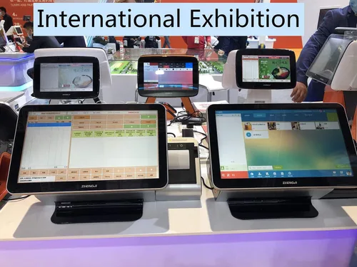 Vista 6 de Nuevo sistema táctil POS para restaurantes y bar Software caja registradora con 3 1/8 "impresora térmica SET01