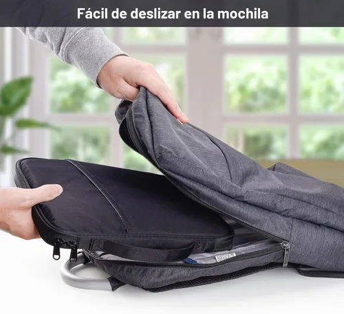 Vista 6 de Funda de transporte para iPad de 9 a 11 pulgadas, bolsa acolchada para tableta de viaje para iPad Pro de 11 pulgadas (M4), iPad 10.9