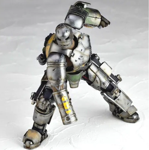 Vista 5 de Kaiyodo Revoltech Series No.045 SciFi Super Poseable Figura de acción Iron Man Mark 01