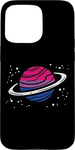 Vista 28 de iPhone 16 Bisexual Planet Saturn Bi Pride Flag Lgbtq Men Women Kids Case