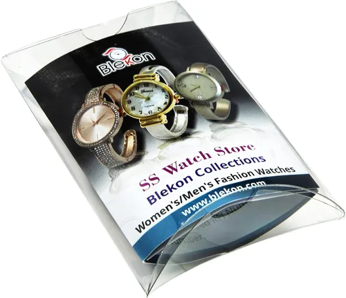 Vista 6 de Blekon Collections - Reloj de moda PC21J con banda elástica de cara súper grande