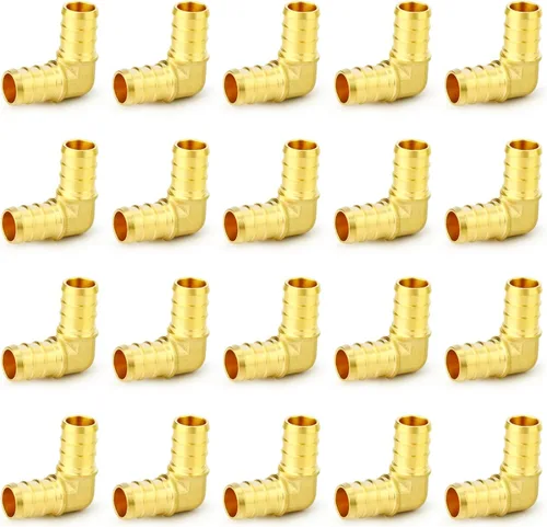 Vista 11 de GASHER 10 piezas sin plomo latón 1 "acoplamiento Pex, accesorios Pex de 1 pulgada para tubería Pex
