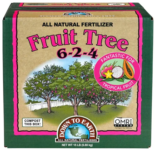 Vista 10 de Down To Earth All Natural Fertilizers Fertilizante orgánico para árboles frutales - Alimento vegetal para manzanas, peras, ciruelas y árboles