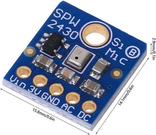 Vista 2 de Módulo de sensor de sonido, módulo de sensor de detección de sonido, micrófono MEMS de silicio Sensor de micrófono de sonido de alta sensibilidad