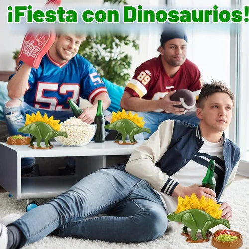 Vista 8 de Nachosaurus - Juego de soporte para nachos de dinosaurio con cuenco