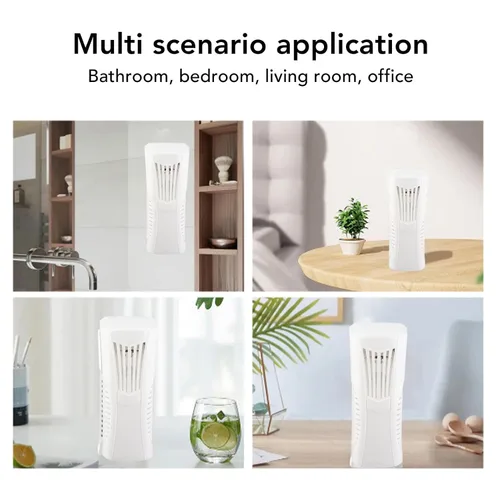 Vista 2 de Dispensador automático de ambientador, dispensador automático de fragancia con temporizador, difusor de máquinas de aromaterapia montado en la pared