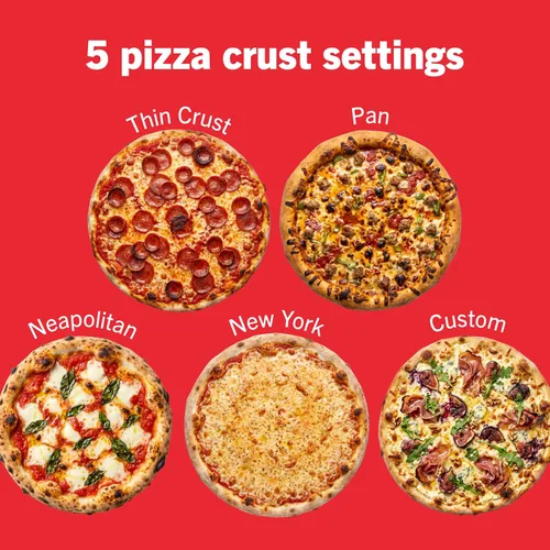 Vista 4 de Ninja Artisan MO201BL1 - Horno de pizza para exteriores, 12 pulgadas, pizza de 3 minutos, napolitano, corteza fina, New York Chicago, personalizado