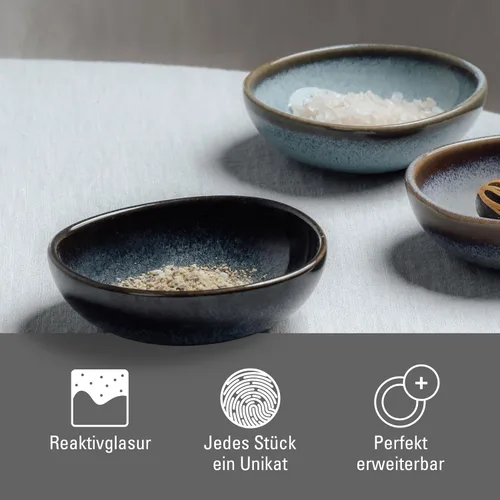 Vista 7 de like. by Villeroy & Boch Cuenco individual Lave Gris - 4.25x4x1.25 pulgadas