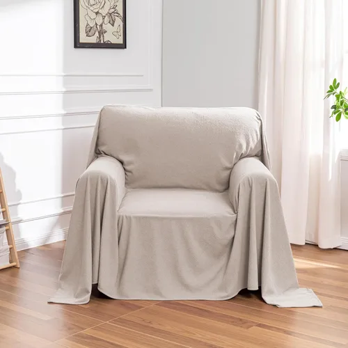 Vista 24 de MEETSKY Funda para silla reclinable, a prueba de arañazos, para gatos, fundas de sofá de gran tamaño, lavable para sofá individual, funda suave