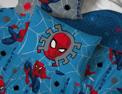 Vista 6 de Marvel Spiderman - Juego de edredón tamaño matrimonial de 5 piezas