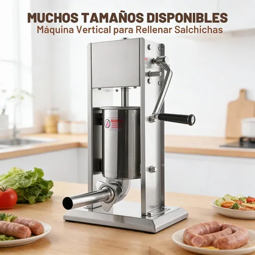 Vista 8 de Hakka - Embutidora de salchichas y máquinas verticales para salchichas (7 libras/3 L)