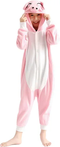 Vista 2 de Pijama unisex de animales para niñas, disfraz de cosplay de anime, regalos de Halloween