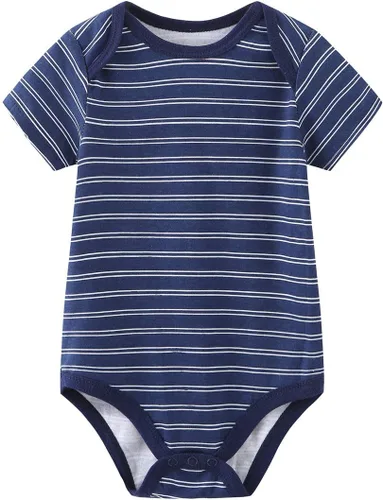 Vista 38 de Kiddiezoom Mameluco unisex de algodón de una pieza para bebé recién nacido, 5