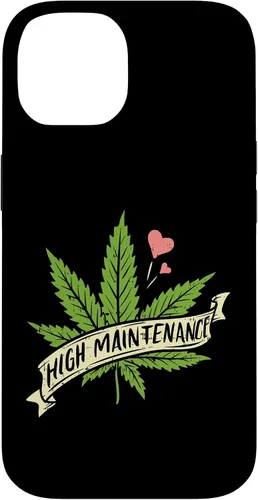 Vista 4 de High Maintenance Weed Cannabis Pocket 420 THC Stoner Gift Case for iPhone 17