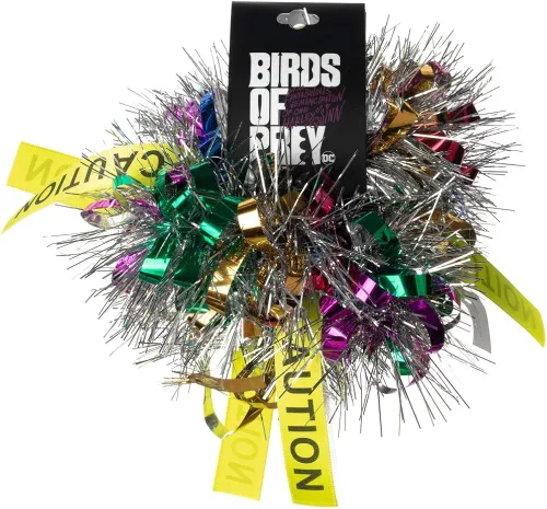 Vista 4 de Bioworld Birds of Prey Precaution Espumador Cosplay pelo Scrunchie