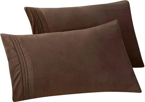 Vista 44 de Elegant Comfort Fundas de almohada sólidas de microfibra de alta calidad hotelera, tejido suave, resistente a las arrugas y a las manchas, fácil