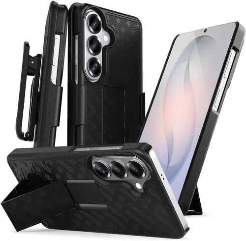 Vista 12 de MOTIVE Funda diseñada para Samsung Galaxy A14 5G con clip para cinturón, funda con clip para Samsung A14, funda protectora delgada y resistente a