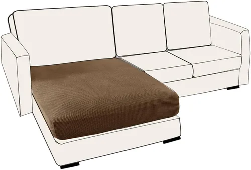 Vista 89 de UNBBRRL Fundas de cojín de asiento para sofá, elásticas, funda de cojín individual para sofá, fundas de cojín para sofá, fundas de héroe protegen