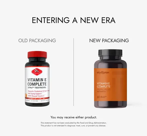 Vista 3 de Olympian Labs Tocomin Tocotrienol Vitamina E Complete, 60 cápsulas blandas