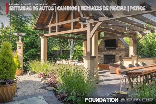 Vista 6 de Armor AR350 Sellador de Concreto de Aspecto Húmedo de Bajo Brillo de 5 Galones - Sellador Acrílico a Base de Solvente de Grado Profesional que