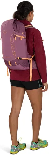 Vista 10 de Osprey Tempest Velocity 20L Mochila de senderismo para mujer, carbón oscuro/bronceado Chiru, WXS/S