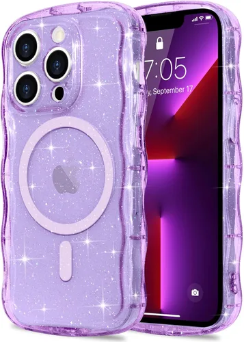 Vista 229 de Pepmune Funda magnética para iPhone 17 Pro Max, color rosa