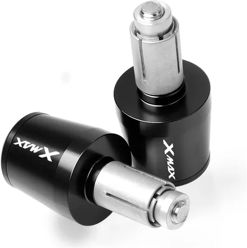 Vista 3 de Motorcycle Accessories 7/8" 22MM Handlebar Hand Grips Handle Bar End Cap for Yamaha Xmax 300 XMAX300 400 500 2017 2018 (Color : Black)