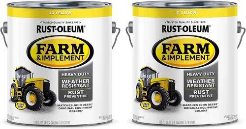 Vista 87 de Rust-Oleum Farm & Implement 280176 - Pintura esmaltada, galón, naranja (Allis Chalmers Orange)