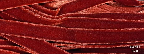 Vista 4 de Cinta de terciopelo vintage de 3/8 pulgadas, fabricada en terciopelo suizo #14 Cameo Wine 3/8 pulgadas, 5 yardas)