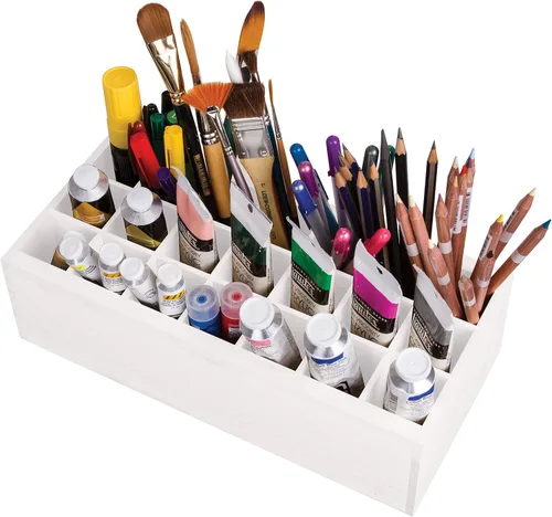 Vista 8 de Bandeja de almacenamiento para pinturas ArtBin, color blanco, 6828AG