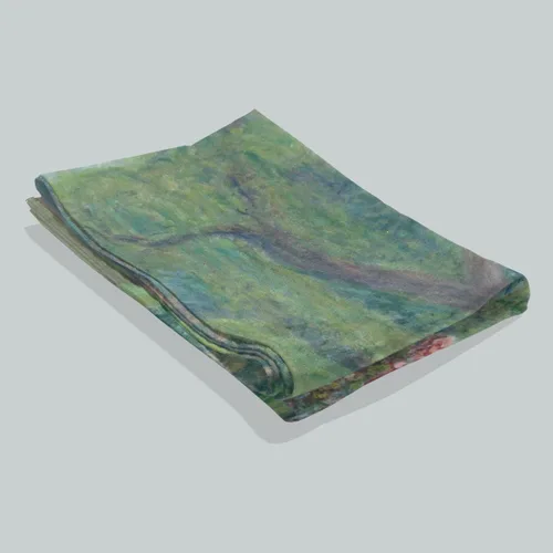 Vista 5 de WIHVE Tapiz de pared con diseño de rosas Monet, para colgar en la pared, 60 x 40 pulgadas