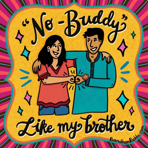Vista 5 de Juego de regalo de Rakhi para hermano y bhabhi Incluye hermoso rakhi para Bhai y Lumba Rakhi para Bhabhi, Roli Chawal, imán y chocolate Envía