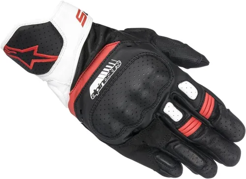 Vista 3 de Alpinestars SP-5 Guantes, S, Negro/Blanco/Rojo