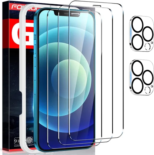 Vista 10 de Fotbor Película de vidrio templado de privacidad para iPhone XR/iPhone 11, [2 unidades] Protector de pantalla de 6.1 pulgadas