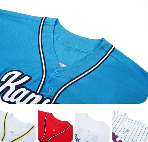 Vista 3 de Camiseta cosida de béisbol Milwaukee personalizada para hombres/mujeres/jóvenes para fanáticos de los deportes