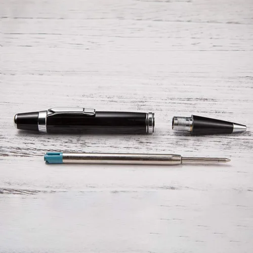 Vista 4 de Mini bolígrafo de metal para escritura suave, 0.039 in, tinta negra, bolígrafo de firma para hombres, mujeres, escuela, oficina, negocios