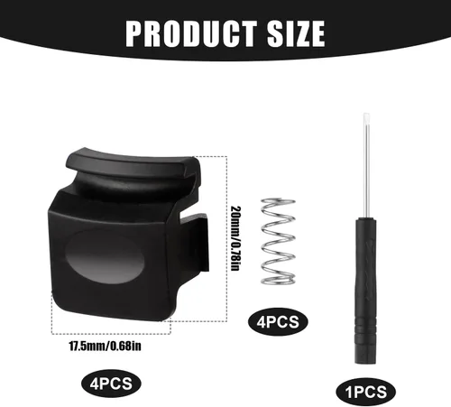 Vista 2 de PEUTIER 4 botones de repuesto compatibles con Owala FreeSip de 24 onzas, 32 onzas, tapa de botella de agua sin BPA, piezas de repuesto para Owala