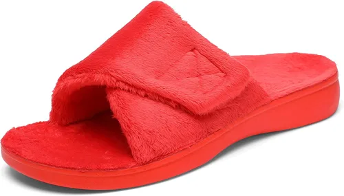 Vista 3 de SOLLBEAM Pantuflas ortopédicas ajustables con soporte de arco ortopédico para mujer para fascitis plantar con talón ortopédico