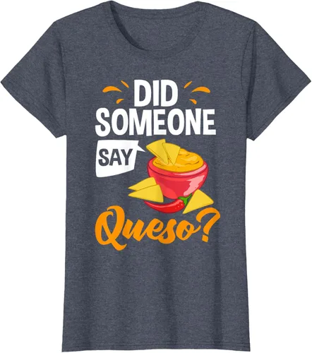Vista 14 de Queso Dip Camiseta Chile con Queso Salsa Mexican Chips Chile con Queso, Negro
