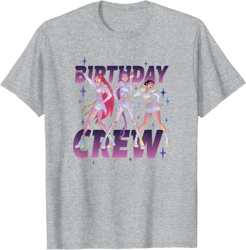 Vista 4 de Kpop Demon HUNTR/X Birthday Crew Camiseta con licencia