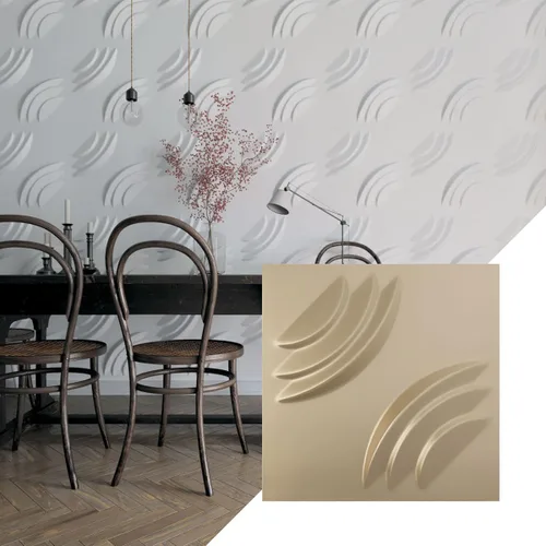 Vista 17 de Ekena Millwork WP20X20ARWH 19 5/8 pulgadas de ancho x 19 5/8 pulgadas de alto, artesano EnduraWall Decorativo 3D Panel de pared cubre 2.67 pies