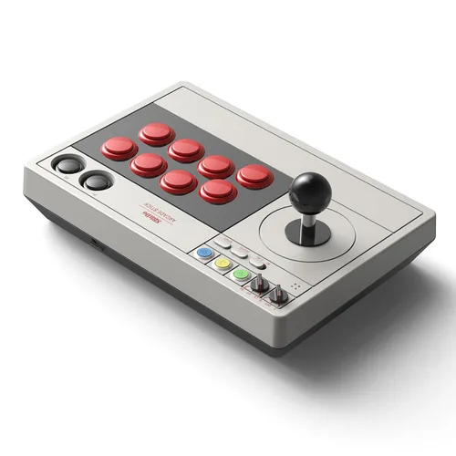 Vista 9 de 8Bitdo Arcade Stick for Switch & Windows, Arcade Fight Stick Support Wireless Bluetooth, 2.4G Receiver and Wired Connection