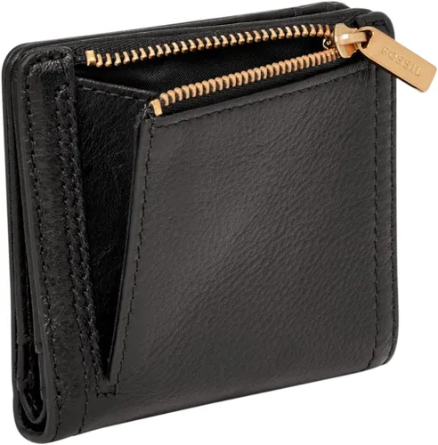 Vista 4 de Fossil Cartera plegable de piel Logan con bloqueo RFID para mujer