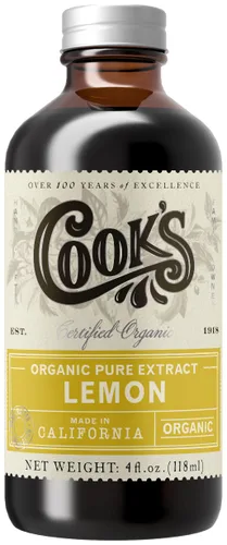 Vista 62 de Cook's, Sabor puro de vainilla sin alcohol, para cocinar, hornear, postres, extracto alternativo de vainilla de Madagascar sin alcohol, 8 onzas