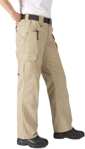 Vista 2 de 5.11 Tactical Taclite Pro Ripstop - Pantalones para mujer, construcción reforzada, 8 bolsillos, longitudes largas y regulares Caqui TDU