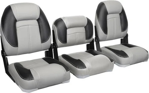 Vista 9 de Leader Accessories Asientos plegables para barco de pesca de 50" para bass boat
